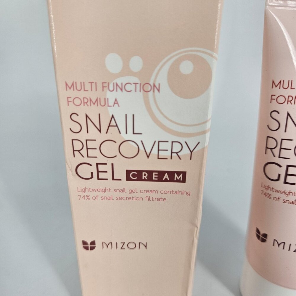 Mizon Snail Recovery Gel Cream 45 ML Pink Firming Face Moisturizer K-Beauty - Picture 2 of 7